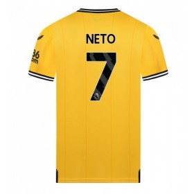 Wolves Pedro Neto #7 Hemmakläder 2023-24 Kortärmad